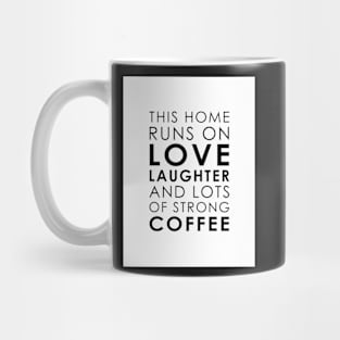 Home, Coffee, Typography, Quote, Scandinavian Mug